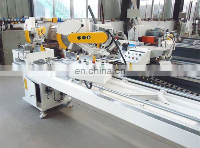 Double head aluminum windows cutting saw / double head cutting machine