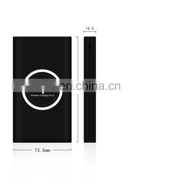 Wireless Powerbank 10000mah Fast Charging portable 20000 mAh Smart Wireless Solar Charger Powerbank