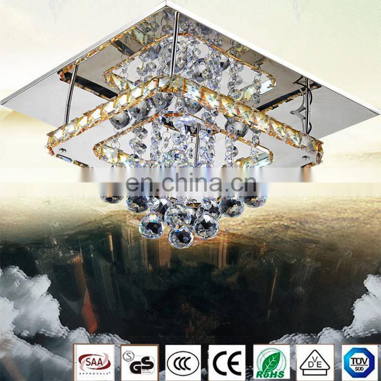 Led ceiling light K9 crystal cover ceiling lamps for home