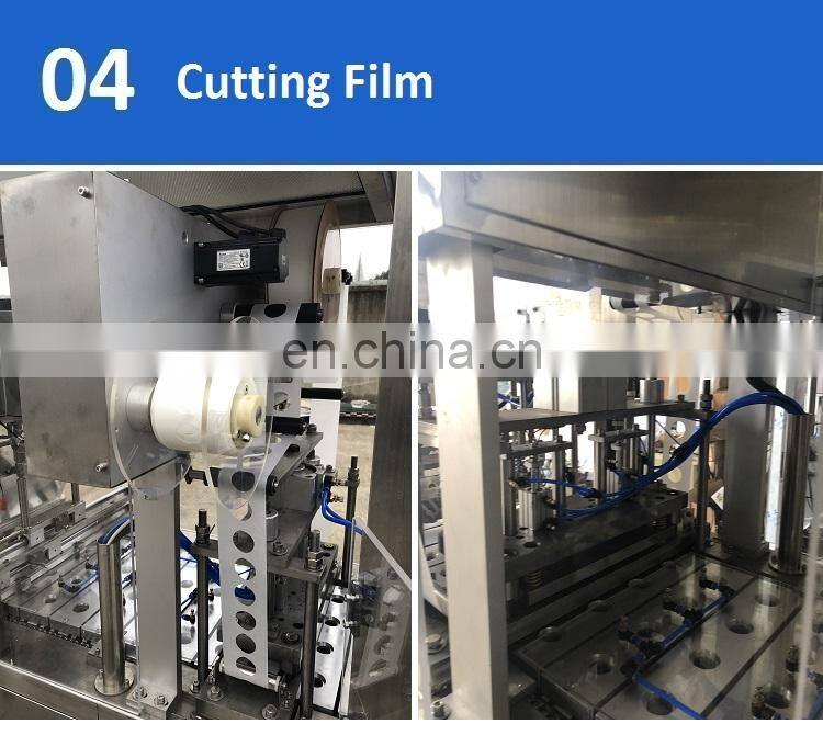 Shanghai Joygoal Coffee capsules filling and sealing machine with pre-cut foil lids sealing