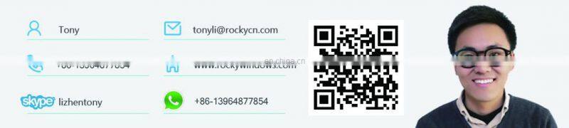 Rocky decorative aluminum fence panel