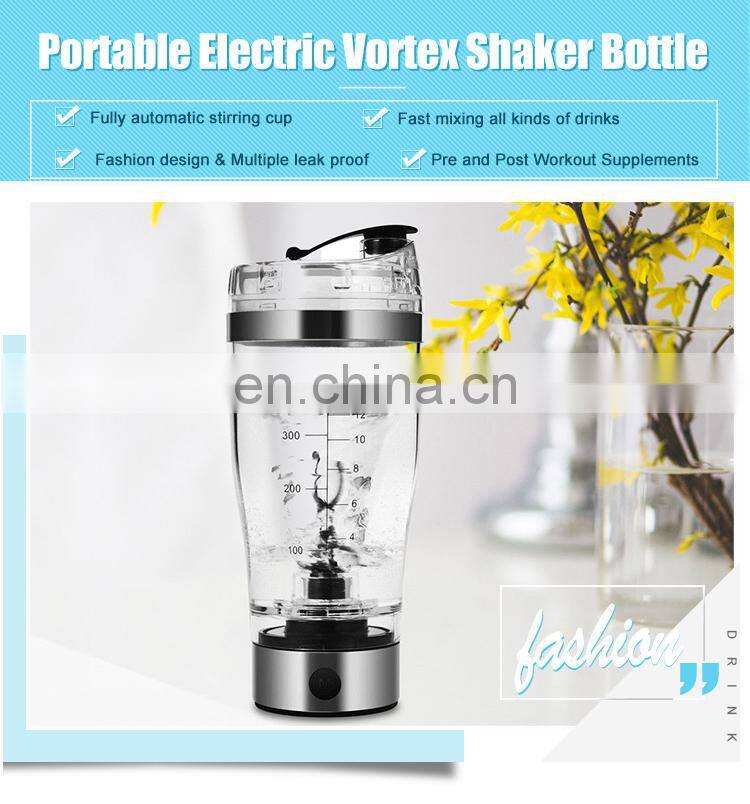 Lower price 600ml USB electric bottle shaker from water bottle for sale