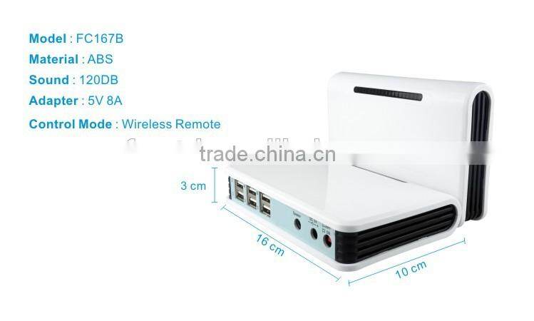 Store Anti Lost Cell Phone Display Security System With 8 Ports