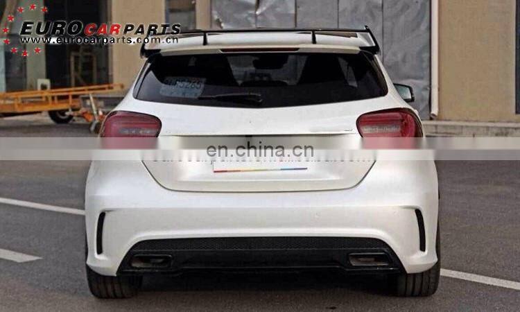 A45 rear spoiler for A-class W176 A180 A200 A250 A260 A45 R-style carbon fiber roof spoiler