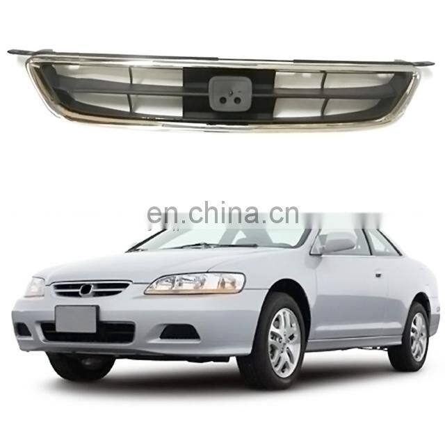 New Chrome ABS Front Radiator Grille Grill Mesh Vent For 1998-2002 Honda Accord Auto grill