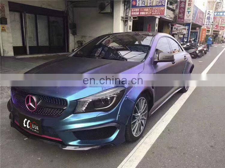 Carbon fiber revoz&port style wide body kit for Mercedes Benz cla45 class w117 front lip rear lip side skirts fender spoiler
