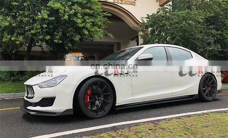 2018-2019 CQCV style body kit suitable for Maserati GHIBLI carbon fiber front lip rear lip rear spoiler side skirts auto tunning