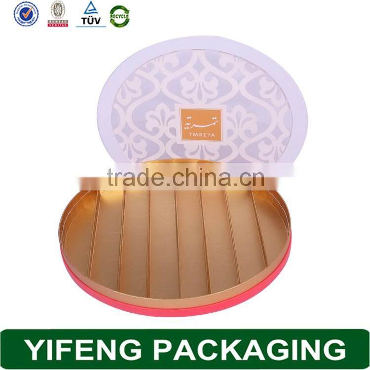 Luxury fancy chocolate praline plastic box packaging