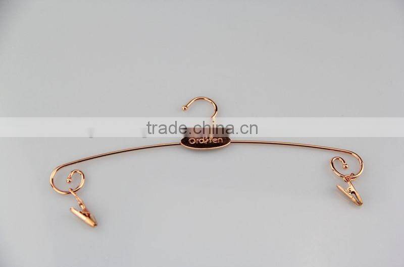 LM897 rose gold cute bra metal hangers