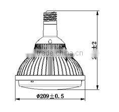 120W LED High Bay Retrofit with DLC approval high bay light