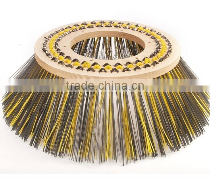 Huanmei bowl mixed filaments punching road sweeper brush