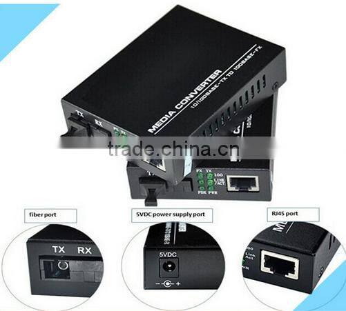 Unmanaged Gigabit Media Converter with 2 Fiber Port & 4 Ethernet Ports