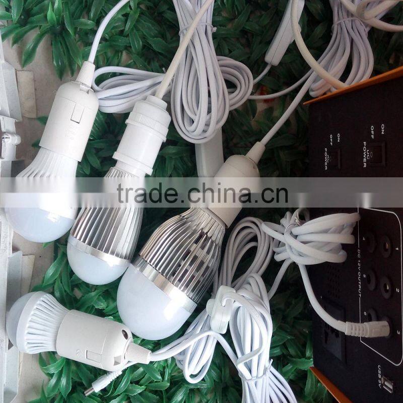 Made In China 100 watt portable solar system for home With Phone Charge