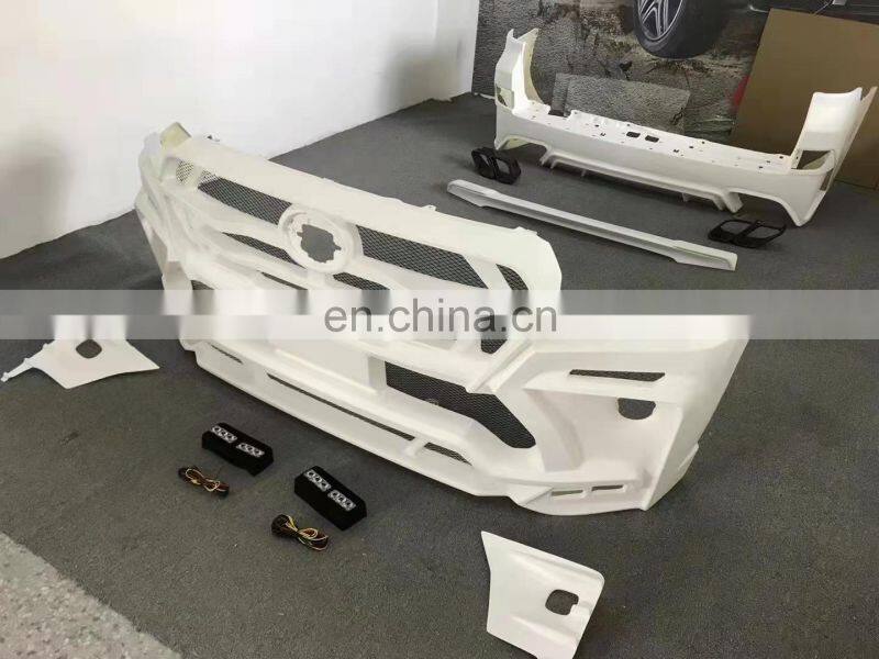 Runde Top Quality For 2018+ Toyota Land Cruiser 200 Upgrade KHANN Style Body Kits Front Bumper Rear Bumper