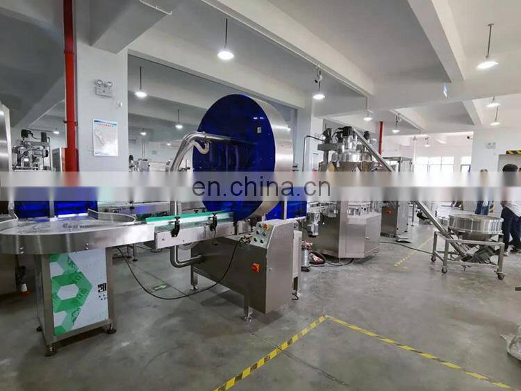 High Accuracy Automatic Pepper Milk Coffee Can Bottle Powder Filling Machine For Food & Beverage Shop