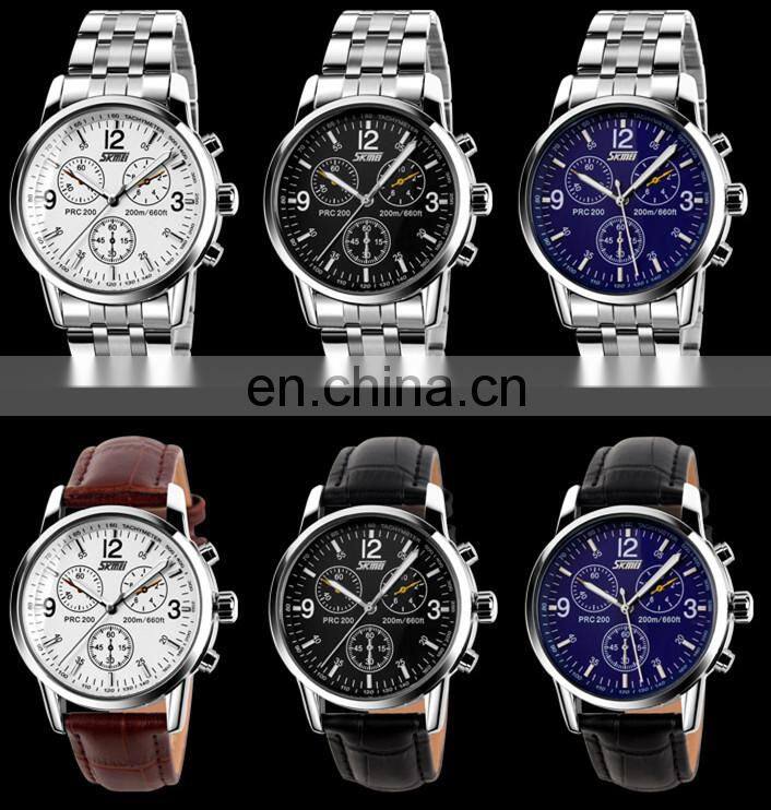New promotion water resit Luminous leather top brand watches men