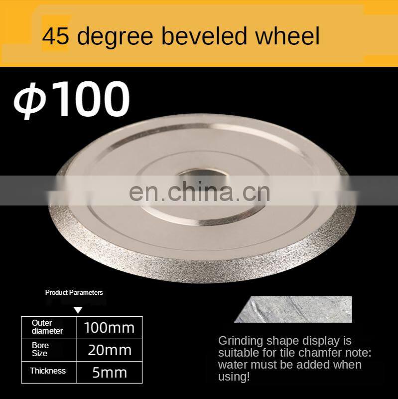 For Wandeli qx-zd-1200 tile cutting machine ceramic tile bevel round edge grinding wheel slotting saw blade