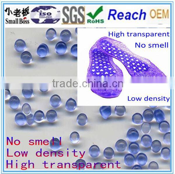 2014 manufactory of Transparent pvc compound for sandal in Africa market