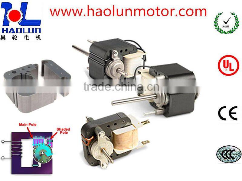 AC Shaded Pole Motor, Widely Used in Fan-heater and Exhaust Fan for Household Appliances