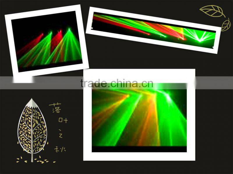 4 Heads Full color Laser Stage Light LED Scan Laser Disco Light