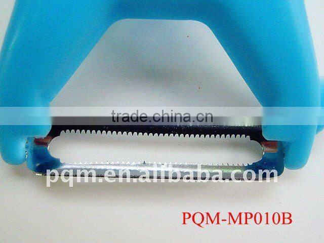 Double blade pratical blue vegetable peeler 010B