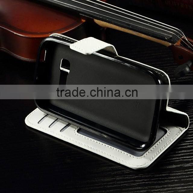 Luxury wallet stand leather case flip cover For Alcatel One Touch Pop C3 C5 C7 Idol mini 4033 5036 6012 7040