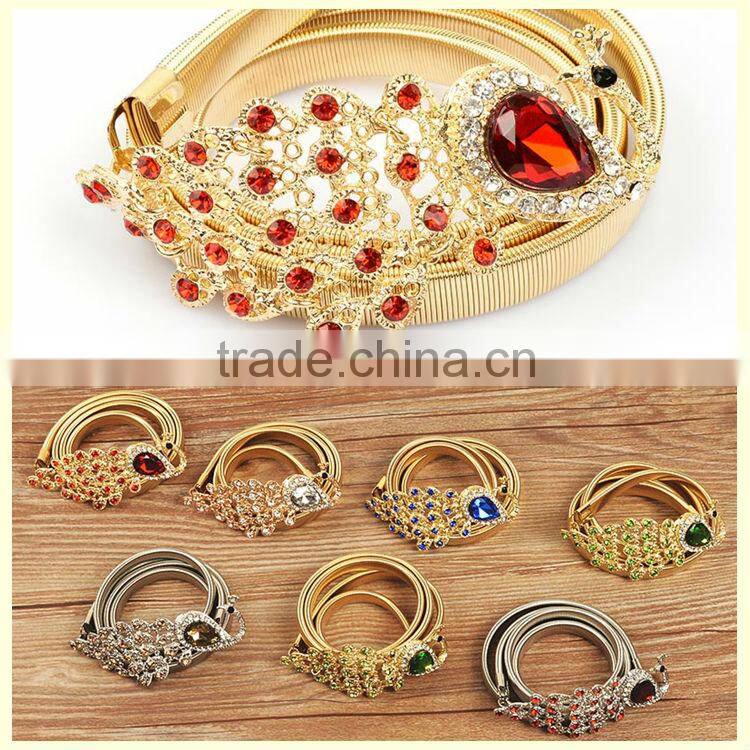 Promotional new products sri lanka jewellery peacock belly chain