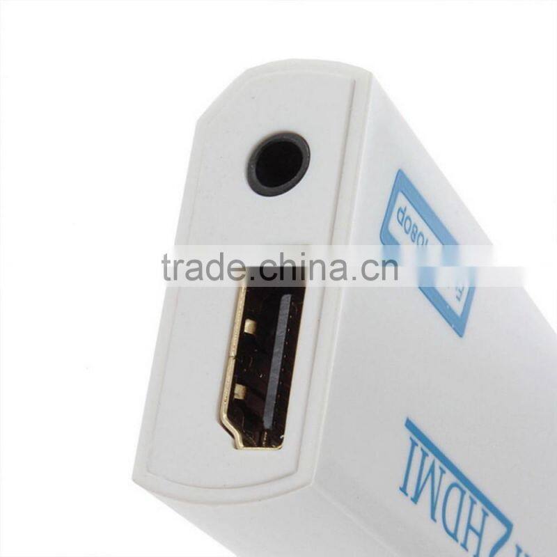 HD Converter Converting Wii Video/Audio to HDMI 1080P on HDTV/Monitor