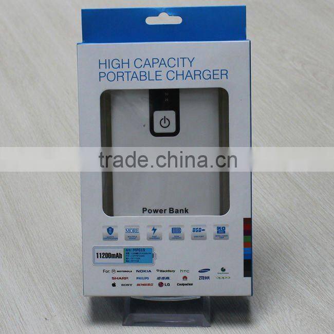 OEM High capacity+dual output external battery charger for smartphones, MP019
