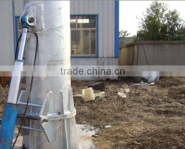 Richuan 5kw wind solar hybrid system street light with hydraulic tower CE Approved