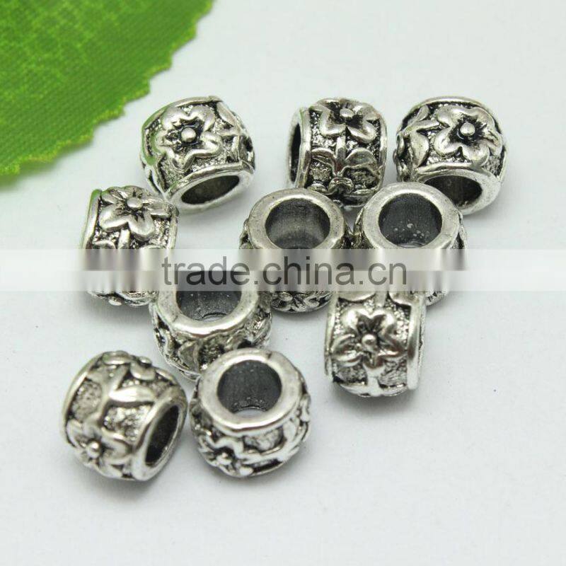 Europe and America Fashional Round Hole Beads, Anti-silver Bracelet & Necklace Accessories
