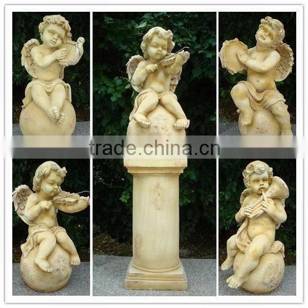 Sleeping Cherub 21" High Outdoor Statue