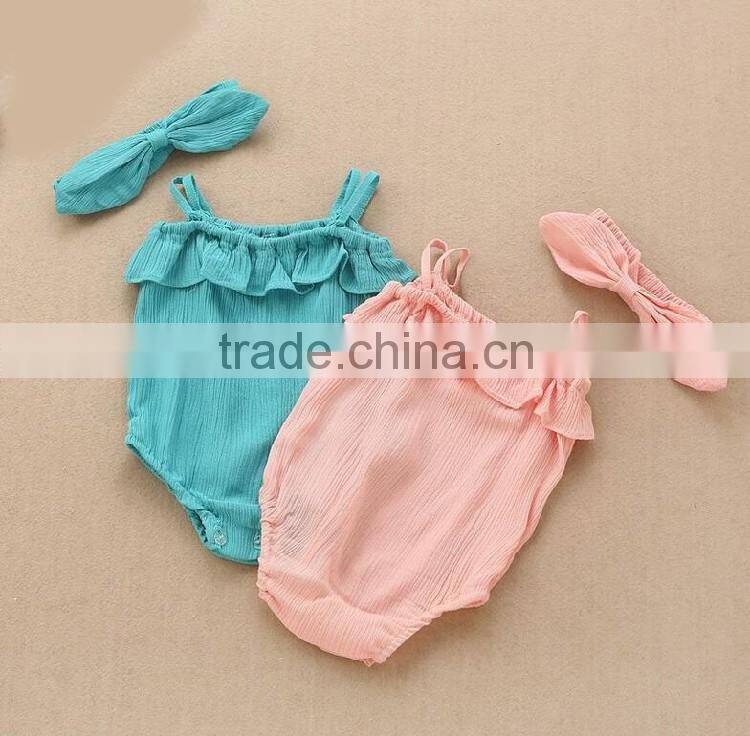 Brand Children Clothing Wholesale L133 Summer Ins Hot Style Girl Clothes Condole Belt Garment +Tire 2pcs Suit