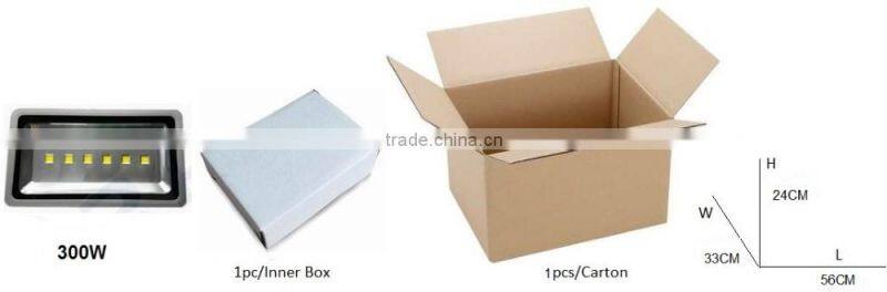 CE RoHS waterproof outdoor 300w led flood light ip65