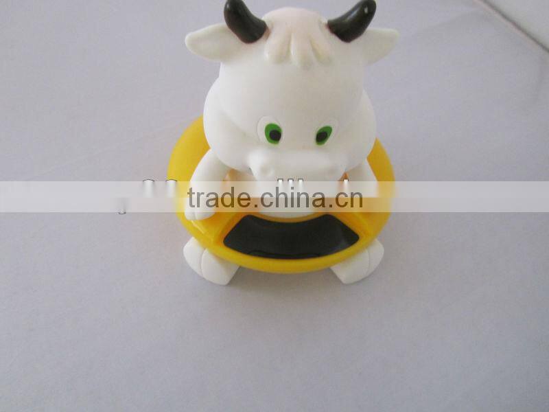 Baby water bath thermometer with cartoon tiger various shape