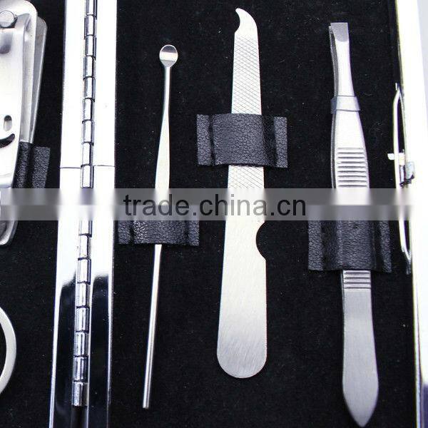 Exquisite black bag nail tool manicure set