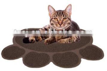 litter catcher mat/paw shaped cat litter mat -soft on paws