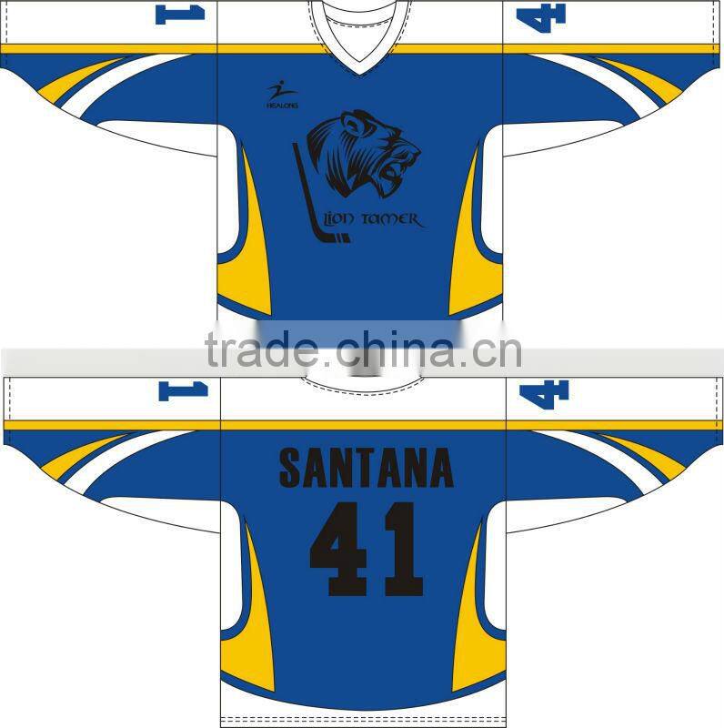 Sublimation Ice Hockey Uniform Professional Ice Hockey Jerseys For Team Custom Made Ice Hockey Jersey