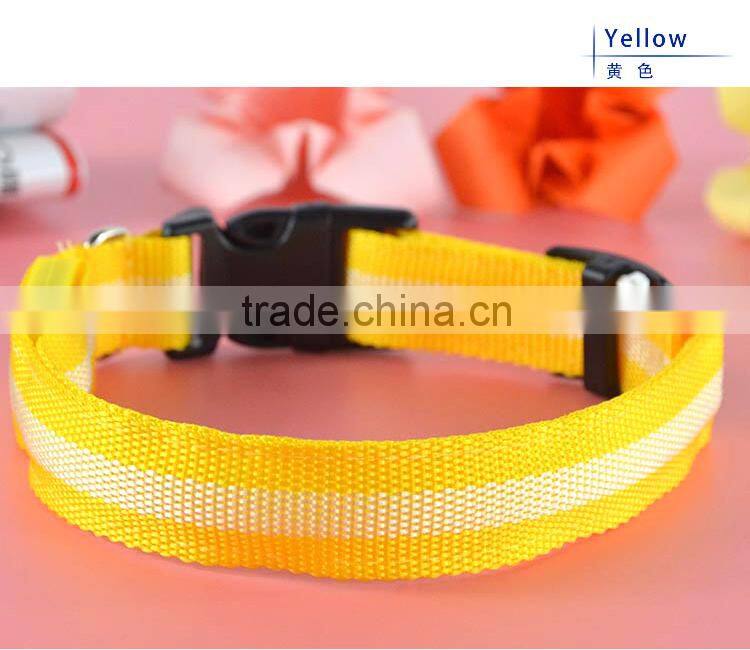 Chiristmas Flashing Light Up Bling LED Dog Collars