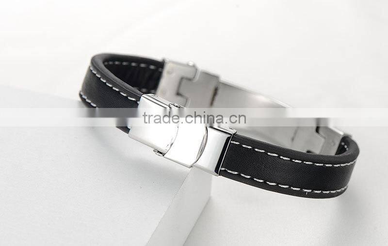 2015 new products chain bracelet silicone on alibaba