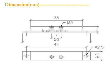 small window sensor for alarm system 5C-40