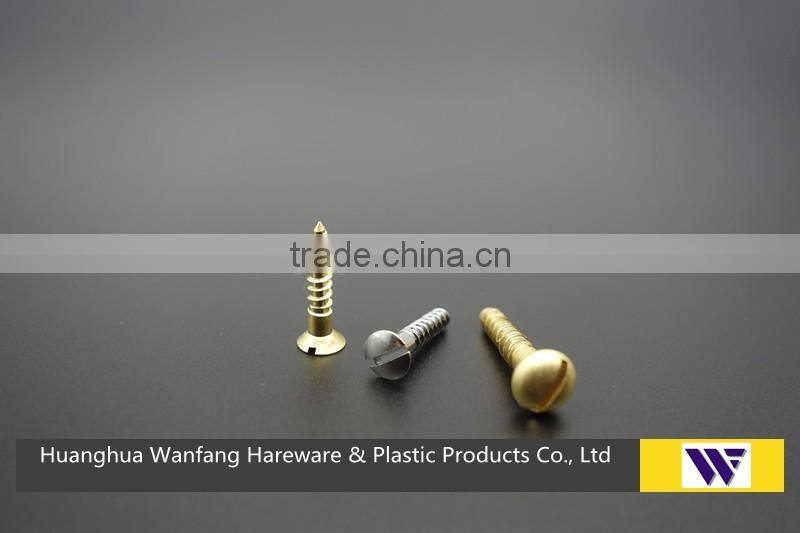 DIN 95/96/97 Slotted raised csk head wood screws