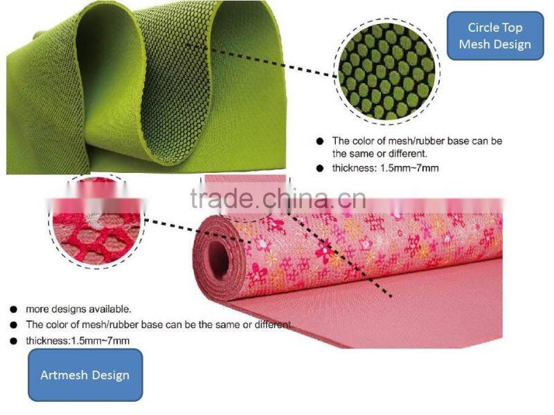 Wholesale Colorful Fitness Mat Natural Rubber Yoga Mat Yoga Mat