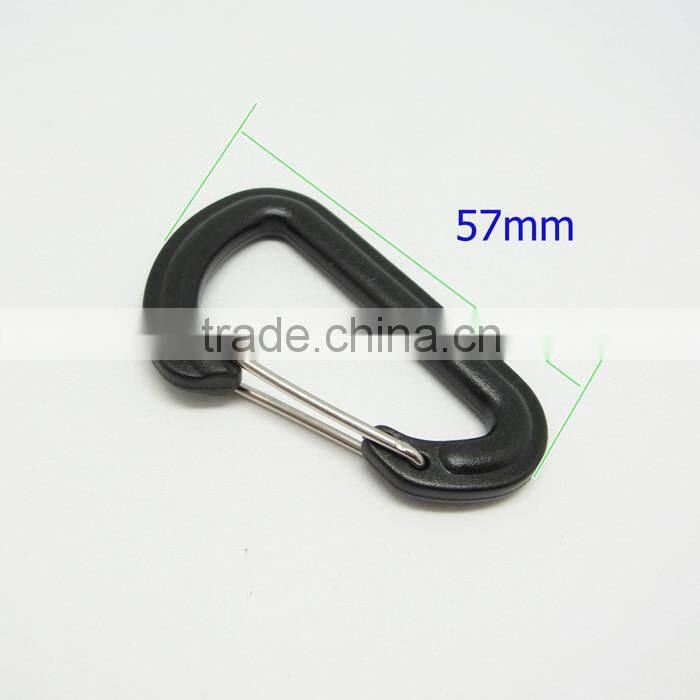plastic hook, plastic snap hook, bag carabiner hook for keychain
