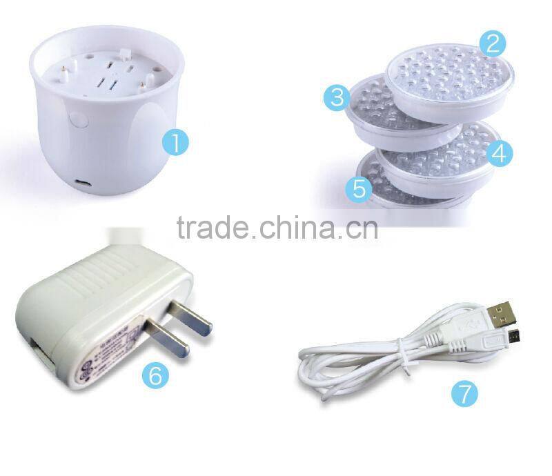 Facial led Vibration portable pdt skin care facial massager