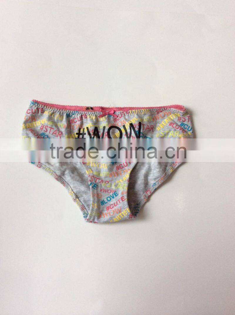 Letter Print Underwear Cute Ladies Short for women