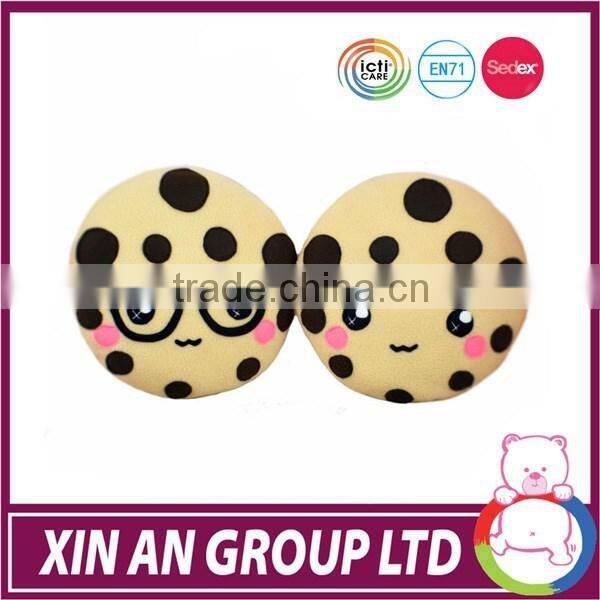 Custom high quality floppy plush food cushion
