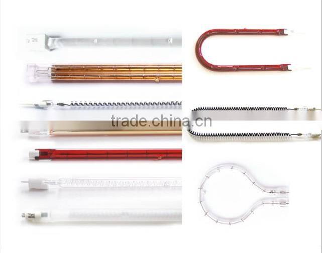 IR heating element with golded coated reflector