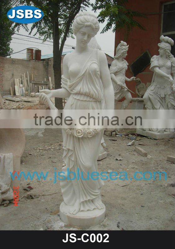 Marble child statue