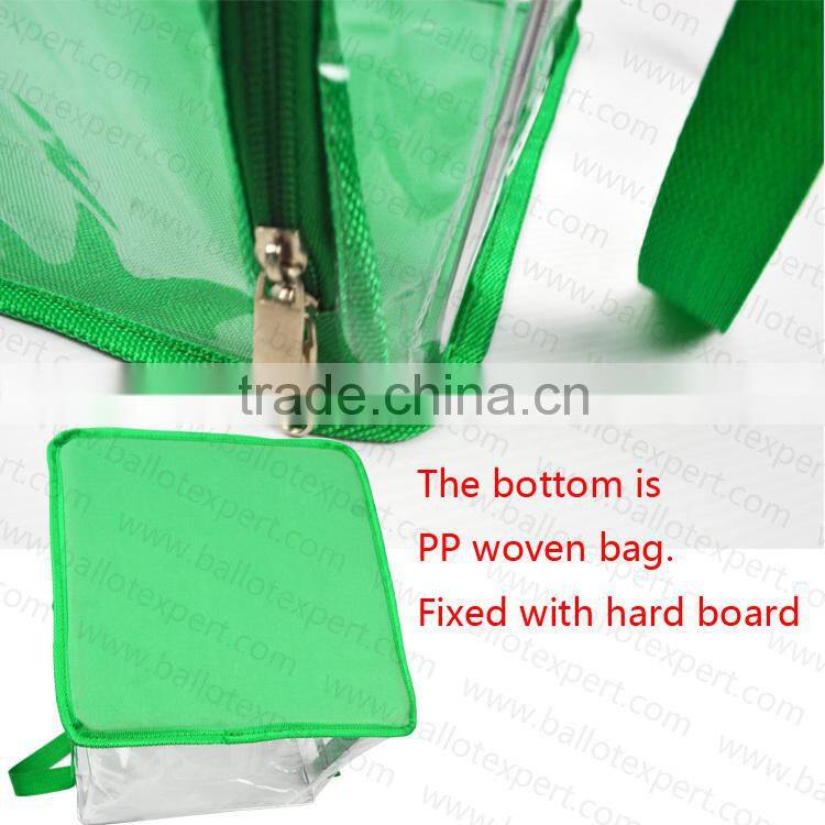30L collapsible PVC ballot bag plastic pallet bag